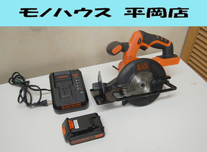 BLACK DECKER コードレス丸ノコ BDCCS18 140mm 18V バッテリー1個・充電器付き ブラックデッカー DIY 日曜大工 電動工具 札幌市