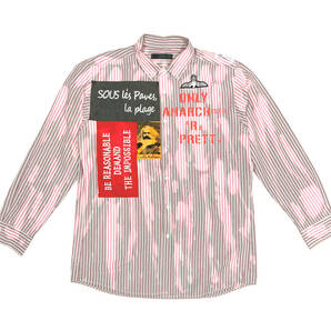 Anarchy Shirt Long-Sleeve P6-02 LL Pink (Seditionaries Punk)