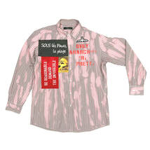 Anarchy Shirt Long-Sleeve P6-02 LL Pink (Seditionaries Punk)_画像7