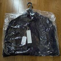 COMOLI JERSEY SHIRT 2024年S/S 今期 新品 size 3 NAVY 国内正規 Z01-05015 コモリ ジャージー シャツ ネイビー_画像8