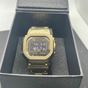 G-SHOCK GMW-B5000GD 箱付き稼働美品ゴールドフルメタル　定価85800円　電波ソーラー　5610 2100