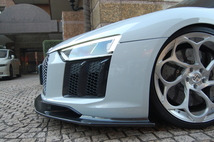 アウディ R8 アース ボディ キット 3点 W/Carbon EARTH BODY KIT フロント スポイラー サイド ステップ リア ディフューザー エアロパーツ_画像4