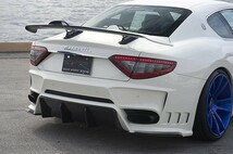 SVR スーパーヴェローチェレーシング マセラティ グラントゥーリズモ 用 リアウィング ハーフカーボン エアロ パーツ Maserati GranTurismo_画像3