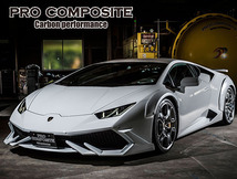 プロコンポジット ウラカン LP610 フロントサイドディフューザー ドライカーボン エアロパーツ ランボルギーニ Lamborghini HURACAN_画像3