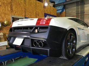 ＫＳＢ ランボルギーニ ガヤルド 前期モデル エアロパーツ リア バンパー スポイラー Lamborghini Gallardo リア FRP