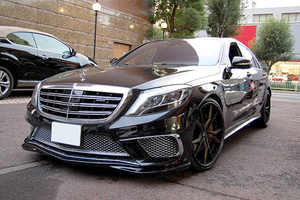 God Hand メルセデス ベンツ W222 S65/S63 AMG バンパー フロント リップ スポイラー ゴッドハンド Mercedes Benz Sクラス エアロパーツ