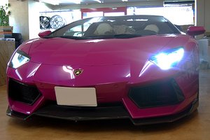 ランボルギーニ アヴェンタドール LED デイライト キット 点滅 フラッシュ ストロボ モード Lamborghini Aventador daylight KIT