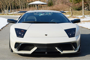 SVR/スーパーヴェローチェ レーシング ランボルギーニ ムルシエラゴ フロント バンパー カーボン エアロ パーツ Lamborghini Murcielago