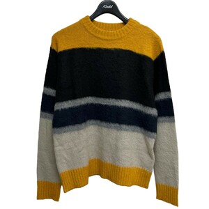 SON OF THE CHEESE(サノバチーズ) MOHAIR BORDER モヘヤニットセーター　8071000134493