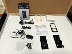 SONY ウォークマン NW-S764BT（8GB）ブラック美中古品 （MDR-NWBT10Nワイヤレスイヤホン付属品） + 専用ケース（ブラック）中古品 