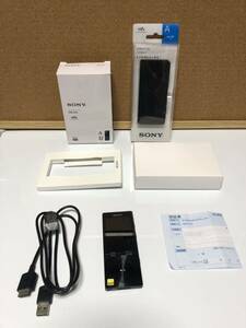 SONY ウォークマン NW-A16（32GB）ブラック美中古品 ＋ CKS-NWA10/BMJ専用ケース（ブラック）新品