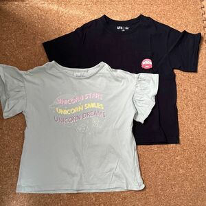 ユニクロ　すみっコぐらし　マイリトルポニー　Tシャツ　130 2枚セット