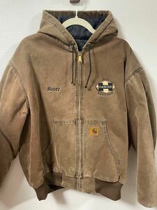 90s Carhartt アクティブジャケット ワークジャケット ブラウン 古着