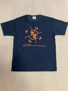 【中古】卓球ウェア　JUIC メンズMサイズ　Tシャツ ネイビー 