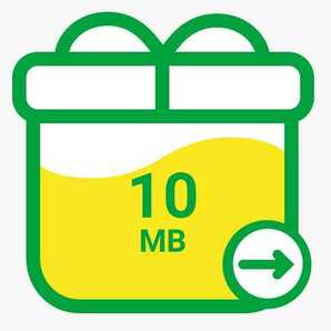 【10メガ】mineoパケットギフト 10Mbの画像1