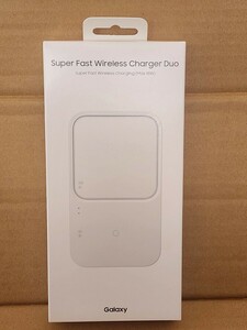 新品未開封商品 Galaxy Super Fast Wireless Charger Duo/ホワイト Galaxy純正 国内正規品EP-P5400TWJGJP ギャラクシーワイヤレス充電