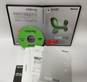 [ including in a package OK] Microsoft Excel 2004 mac # Excel # Mac OS X exclusive use # graph making / spread sheet soft 
