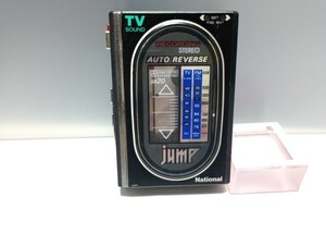 送料180円 National RX-SR20 jump カセットレコーダー ポータブルカセットプレーヤー AMラジオ★★1