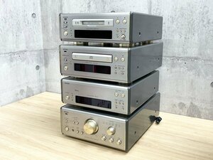 Y-05003 DENON システムコンポセット PMA-7.5L TU-7.5L DCD-7.5L DMD-7.5L オーディオ機器CD/MDプレーヤーアンプ