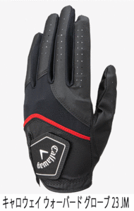  new goods # free shipping # Callaway # War bird glove 23 JM# black #25CM#3 pieces set # -stroke less. not soft . feeling model 