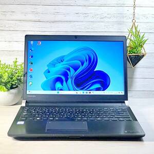 東芝 dynabook R73/U ノートパソコン Windows7 Pro 13.3型 Core i5 メモリ 8GB SSD 128GB