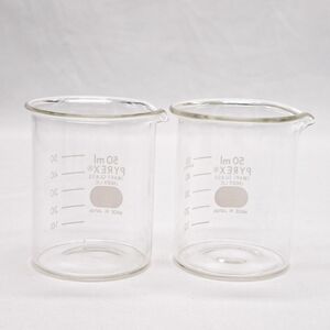 PYREX パイレックス ビーカー 50ml 2個 IWAKI 日本製 ガラス