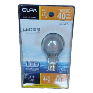 ELPA LED電球 LDA5L-H-E17-G405