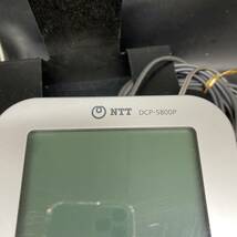 Y38　NTT DCP-5800P　コードレス電話機　動作確認済　現状品　子機　親機_画像2