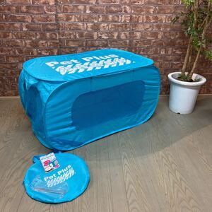 G346 [ pet folding house ]Pet Plus outdoor disaster prevention goods one touch compact pet gauge width 48cm depth 85.5cm height 49.5cm used 