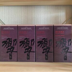 サントリー　ウイスキー　響　 ブレンダーズチョイス　HIBIKI 4本セット 箱付き