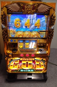 . home till delivery pachinko slot machine apparatus million godo god .. ..