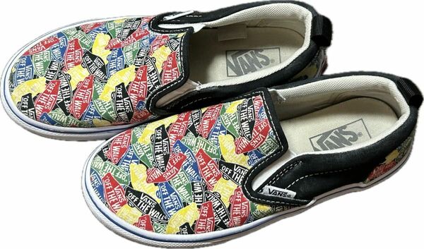 VANS スリッポン　キッズ　21cm