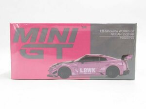【n2034】MINI GT LB-Silhouette WORKS GT NISSAN 35GT-RR Passion Pink リバティウォーク 日産 418