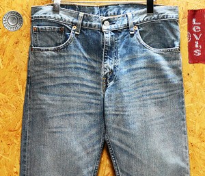  снят с производства W33 2009 год 4 месяц производства Vintage Levi's 532 конический распорка длина ног 71cm