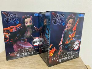 【未開封新品】アニメ「鬼滅の刃」XrossLinkフィギュア“竈門炭治郎”&“竈門禰豆子”