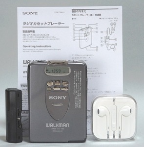 整備済み/完全動作◆SONY WM-FX2「ウォークマン誕生16周年記念モデル」FM/AMチューナー ＋アップル「EarPods」イヤホン付