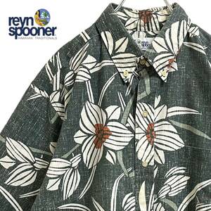 TC797ね＠ reyn spooner アロハシャツ 半袖 メンズ Lサイズ　 0.5