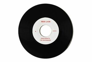 The Defenders / Our Rights / ザ・ディフェンダーズ / Red Lion RED 03 / 7'' 45rpm / UK盤 / 2015年