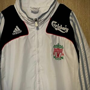 LIVERPOOL FC ナイロン トラックジャケット adidas リバプール サッカー アディダス ウインドブレーカー ピステ