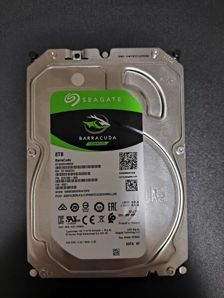 シーゲート8TB HDD ST8000DM004 