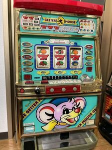  pachinko slot machine apparatus 4 serial number geta- mouse ECJ rare retro 