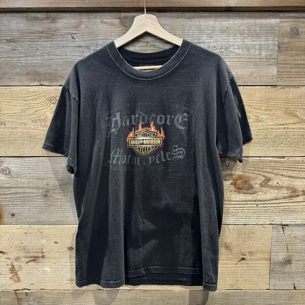 Harley-Davidson Tシャツ USA製 ブラック Lサイズ 古着