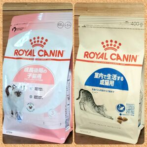 ロイヤルカナン 猫 キトン＆インドア　400g 各1袋