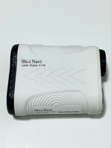 ◆ Shot Navi ショットナビ Laser Sniper X1 Fit ◆ ホワイト ゴルフ用レーザー距離計