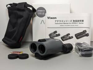 【防振双眼鏡】ビクセン(Vixen) ATERA II H12x30(チャコール)【未使用】