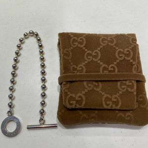 美品　GUCCI グッチ　ボールチェーン　ブレスレット