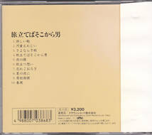 CD 南こうせつ - 旅立てばそこから男 - 帯付き 旧規格 ZL-123 2 CSR刻印 3200円盤 税表記なし 89年盤_画像2