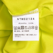 ■502637 THE NORTH FACE ノースフェイス ◆半袖Tシャツ ロゴプリントT NTW32134 サイズS レディース イエロー_画像7