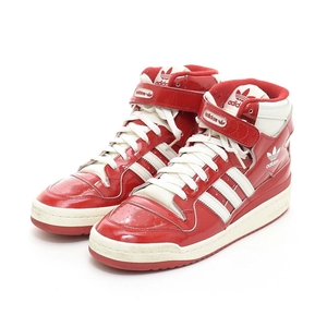 ●512687 adidas アディダス スニーカー ●FORUM 84 HIGH Patent Red フォーラム ハイ パテント GY6973 サイズ28.0cm メンズ レッド