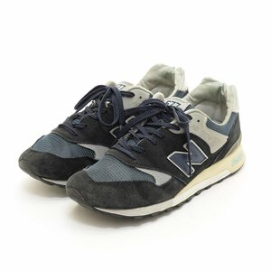 ◆511435 NEW BALANCE ニューバランス ◇スニーカー 英国製 M577ANBN サイズ9.5D/27.5cm メンズ イングランド製 ネイビー